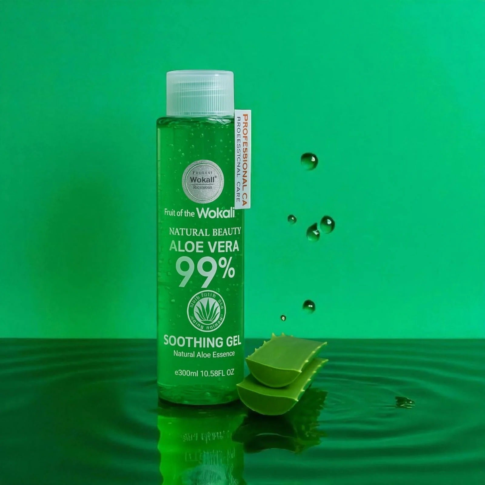Fruit of the Wokali Aloe Vera 99% Soothing Gel 300ml Bottle