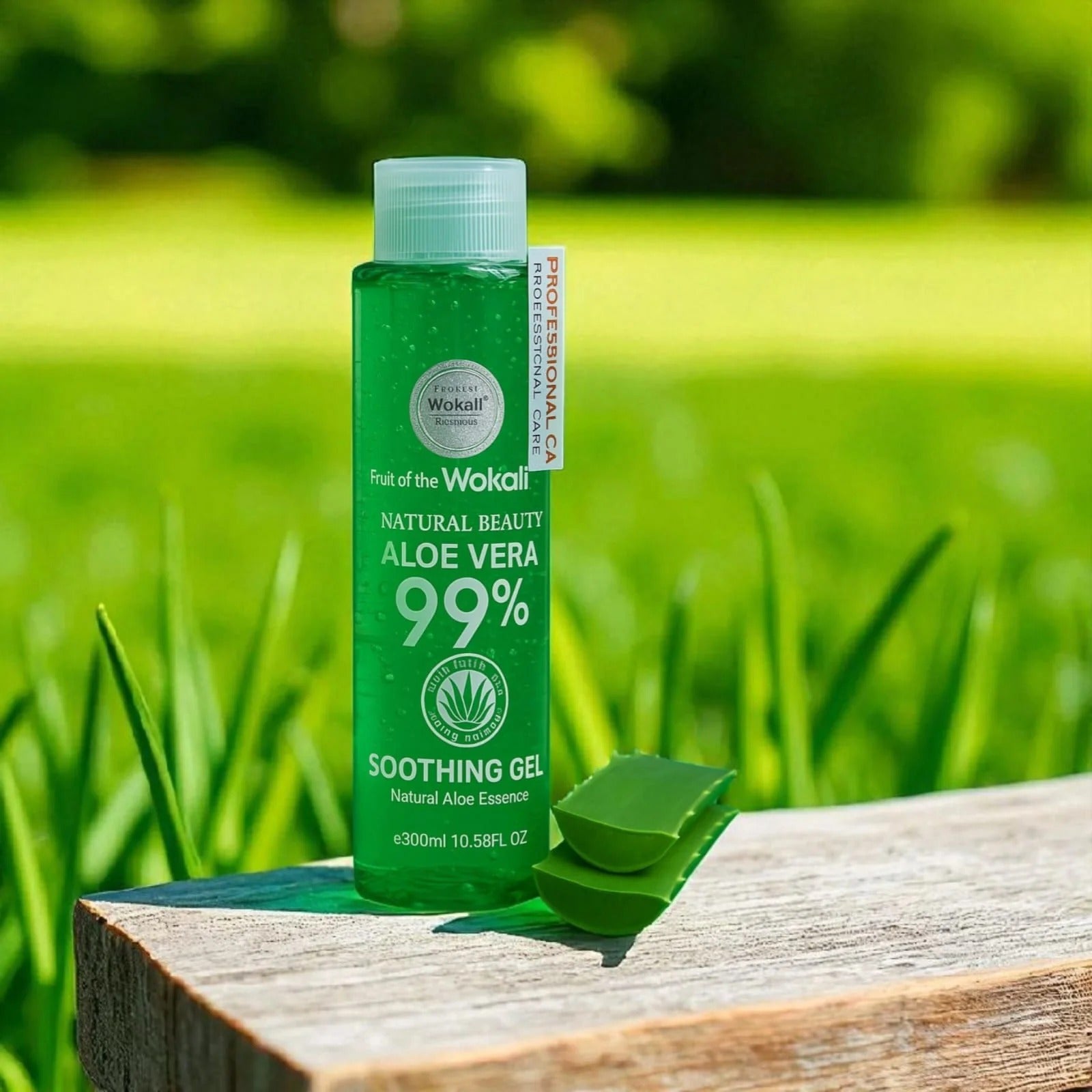 Fruit of the Wokali Aloe Vera 99% Soothing Gel 300ml Bottle