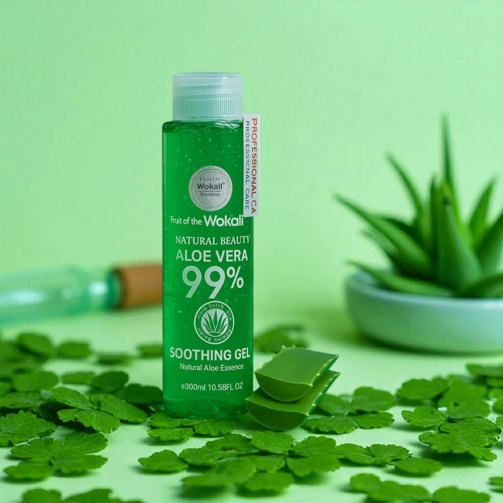 Fruit of the Wokali Aloe Vera 99% Soothing Gel 300ml Bottle
