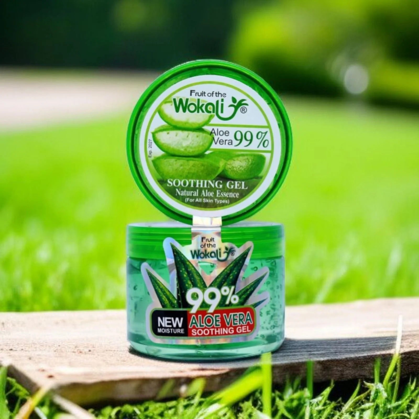 Fruit of the Wokali Aloe Vera 99% Soothing Gel – 300ml Jar