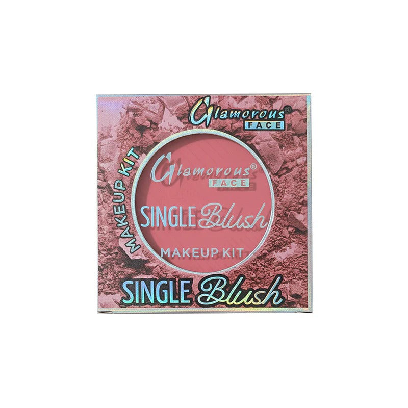 Glamorous Face Single Blush makeup kit packaging on a white background