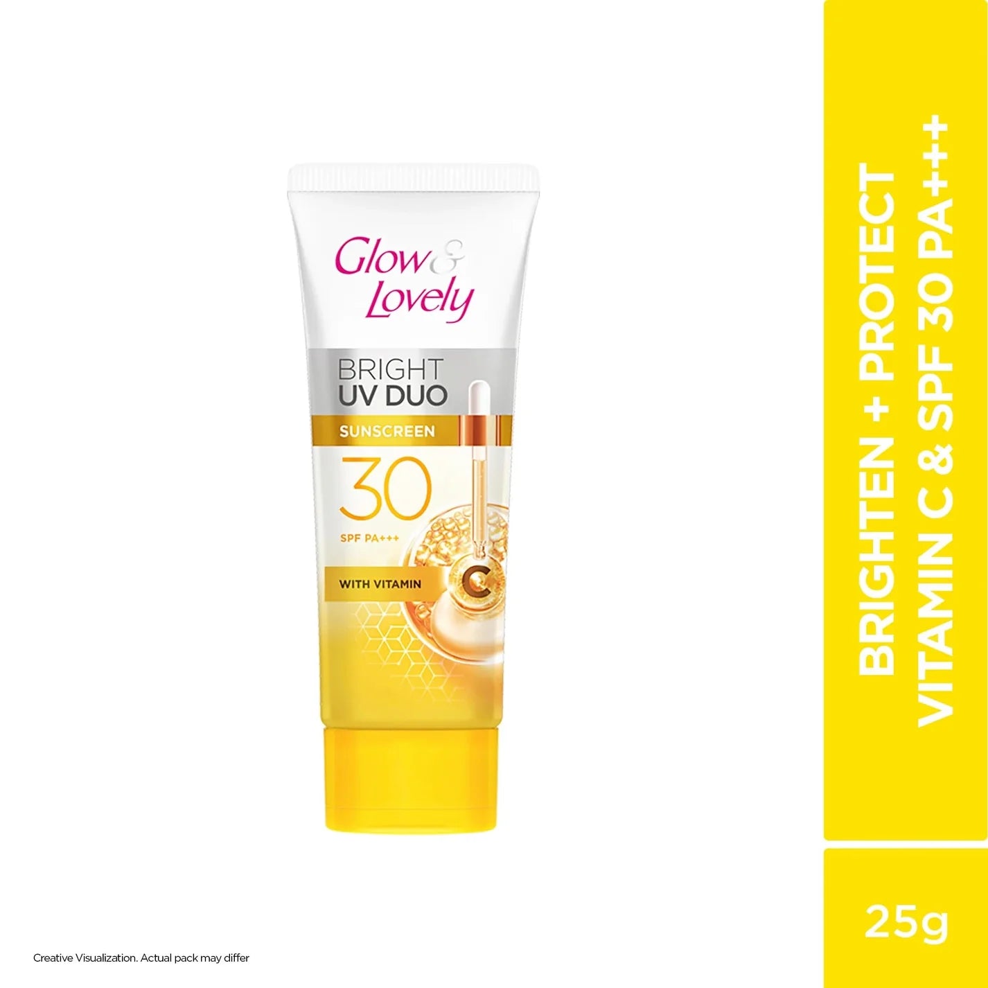 GLOW&LOVELY BRIGHT UV DUO SUNSCREEN 30 SPF+  25g