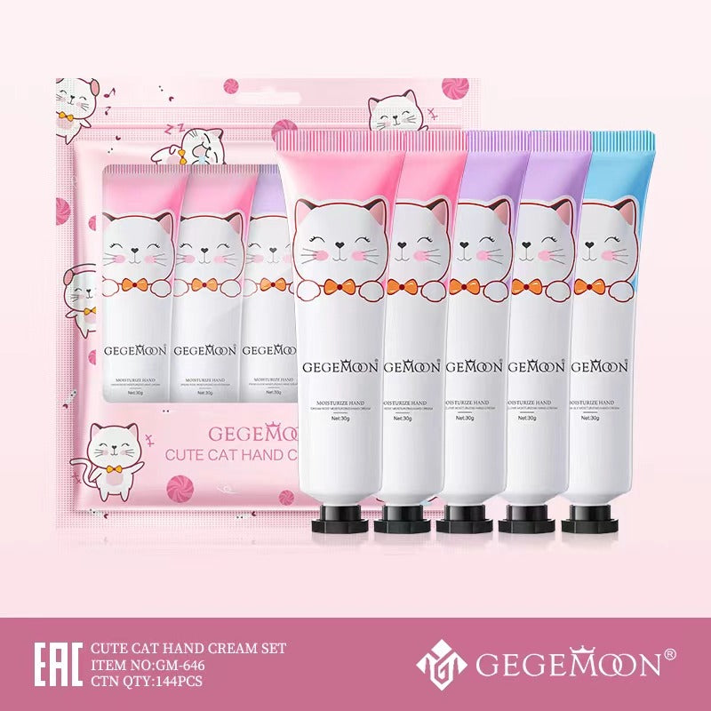 Gegemoon Cute Cat Hand Cream Set