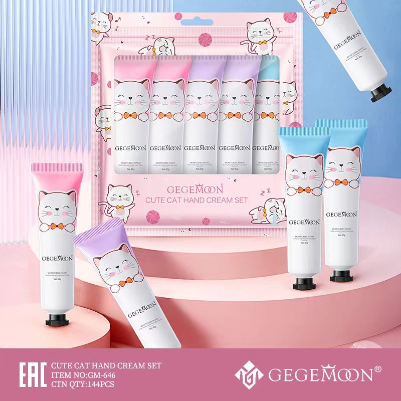 Gegemoon Cute Cat Hand Cream Set