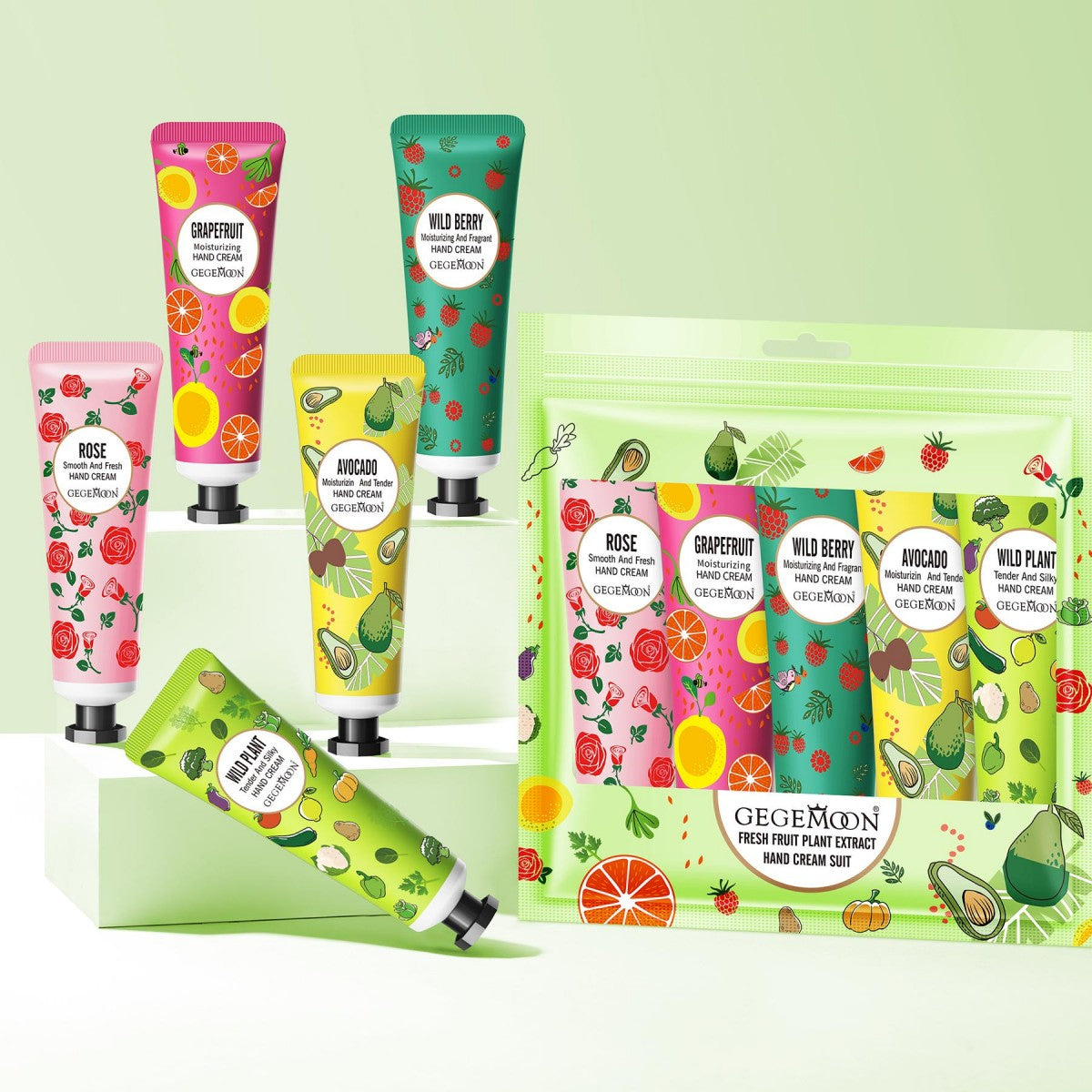 Gegemoon Fresh Fruit Plant Extract Hand Cream