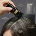 Gegemoon Water and Sweat Proof Hair Comb Dye – Long Lasting, Easy to Use, Safe & Effective Hair Coloring Solution (Black)