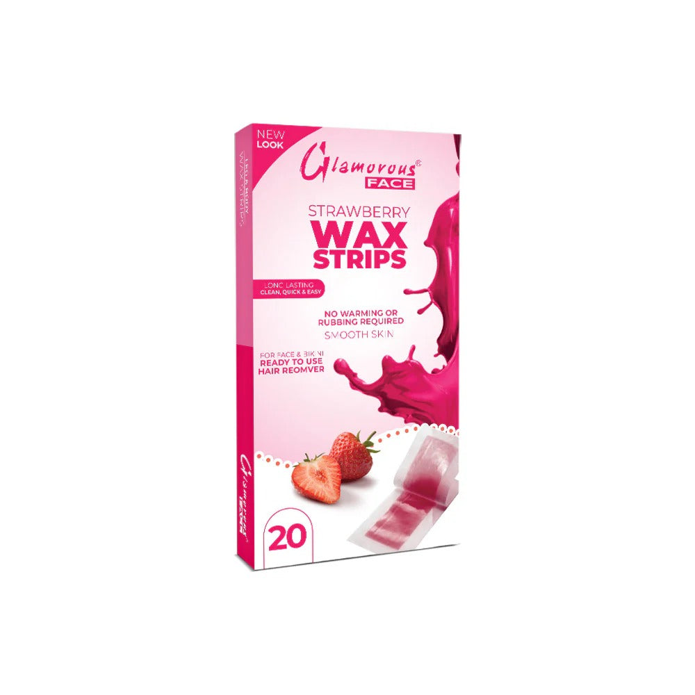 Glamorous Face-Body-Wax-Strips-7898-Straw-Berry-1