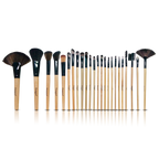 Glamorous Face 24 Piece Leather Brushset