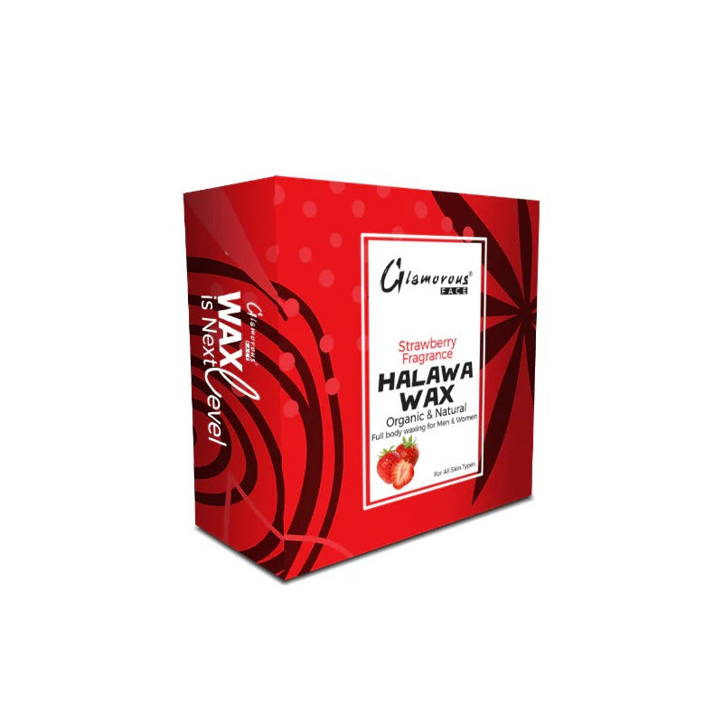 Glamorous Face Next Level Halawa Wax, Finger Wax With Wax Applicator Card 300G