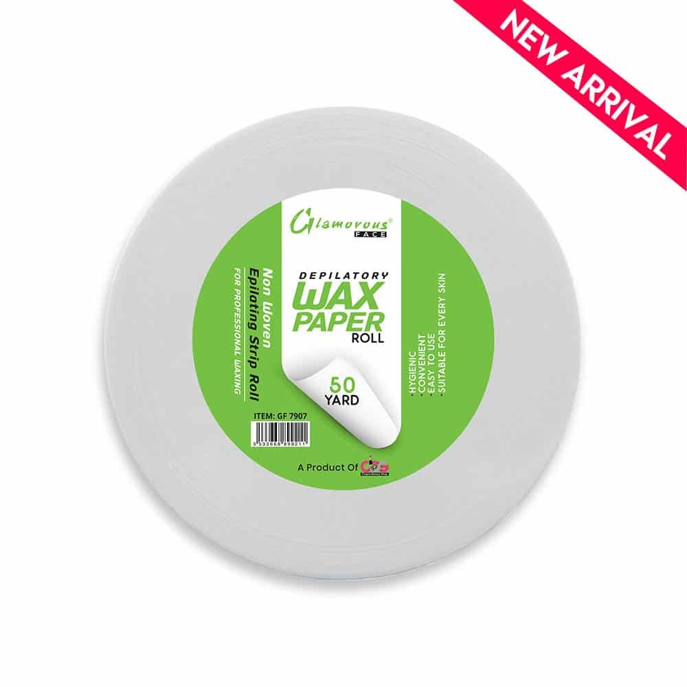 Glamorous Face Depilatory Wax Paper Roll (50 Yard)