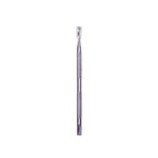 Metal tool with a textured handle on a white background