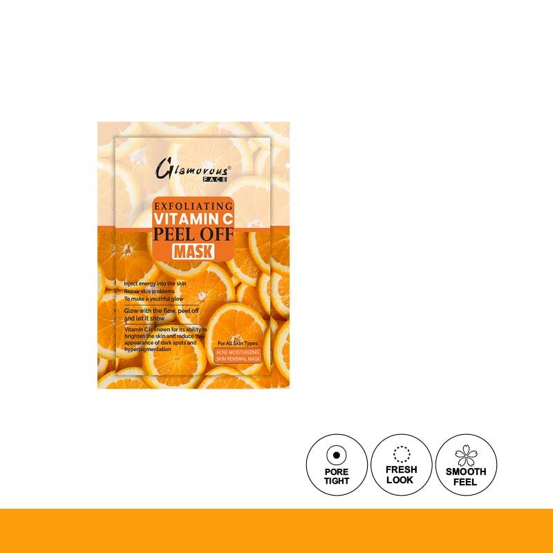 Glamorous Face Exfoliating Vitamin C Peel Off Mask