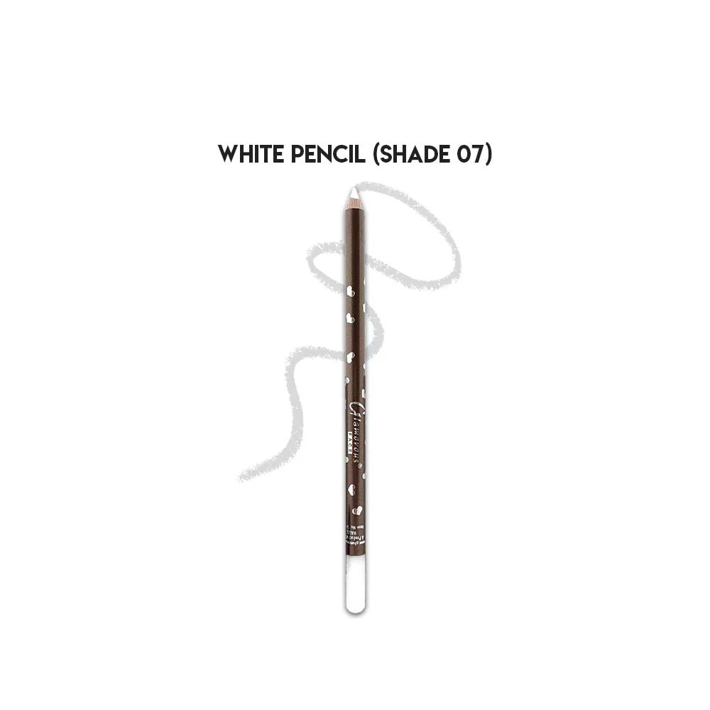 White pencil labeled 'Shade 07' on a white background
