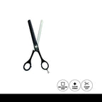 Glamorous Face Professional Thinning Razor Scissor Black 15