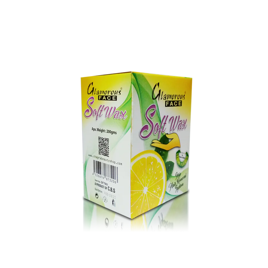 Glamorous Face Soft Wax 200 Gm (4 Colours)