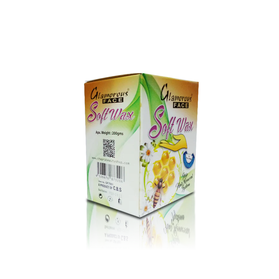 Glamorous Face Soft Wax 200 Gm (4 Colours)