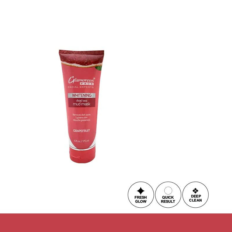 Glamorous Face Whitening Dead Sea Mud Mask (TUBE 175ML)