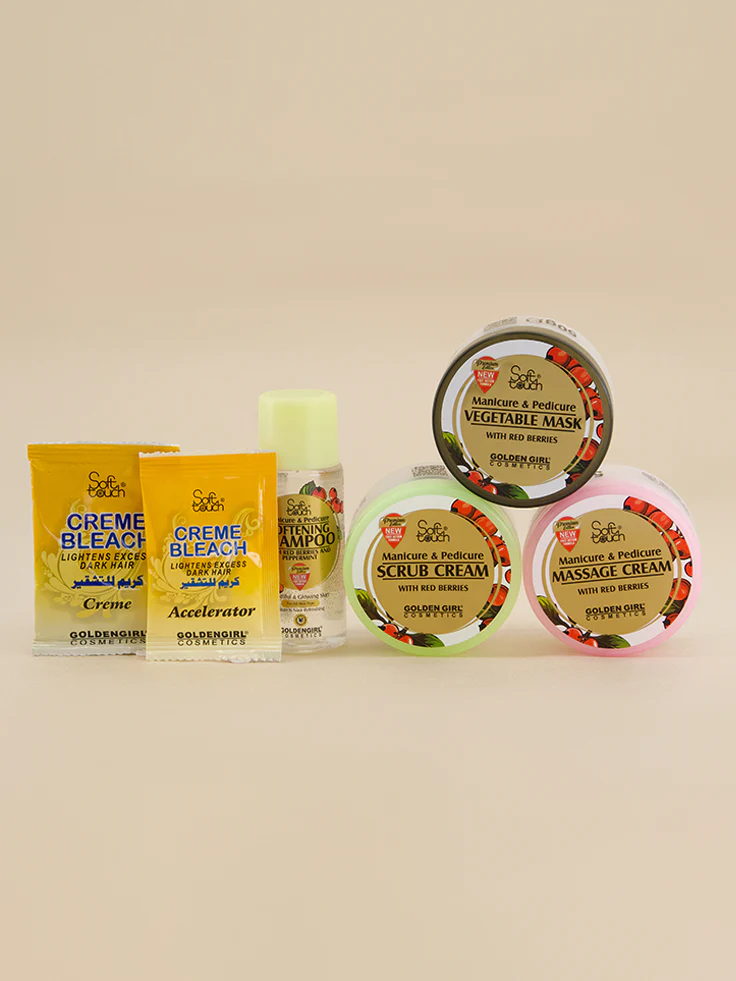 Golden Girl Mani & Pedicure Kit 5 Items