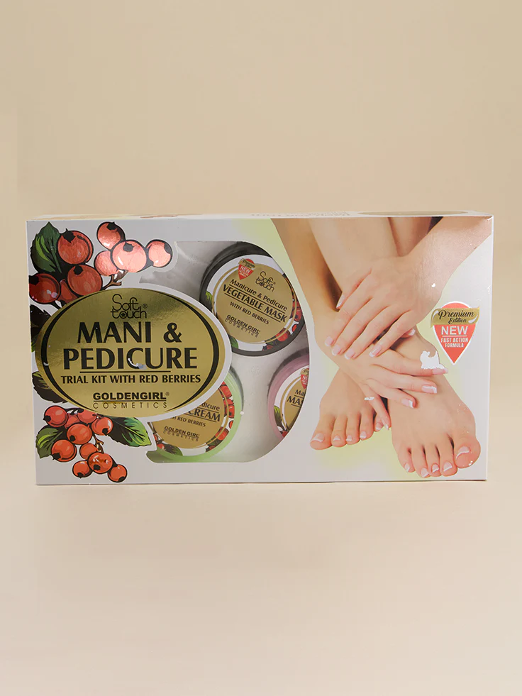 Golden Girl Mani & Pedicure Kit 5 Items