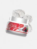 Jar of Golden Planet Berries Glow Scrub with a white background