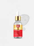 Skincare serum bottle with dropper labeled '4X Glutathione' on a light gray background