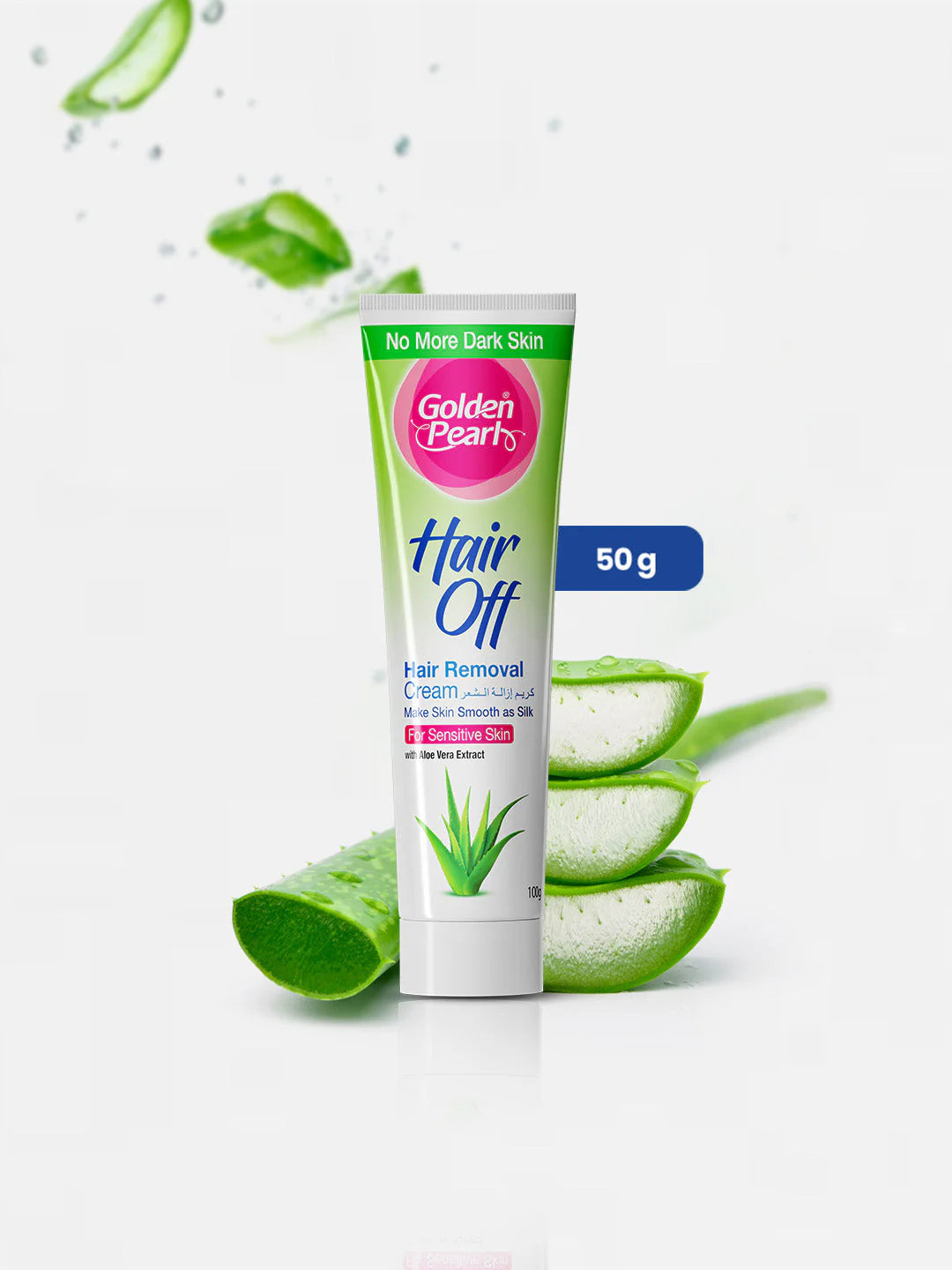Golden Pearl Hair Off - Hair Removal Cream - Aloe Vera