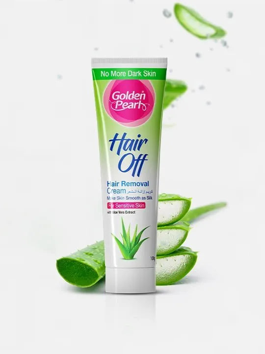 Golden Pearl Hair Off - Hair Removal Cream - Aloe Vera
