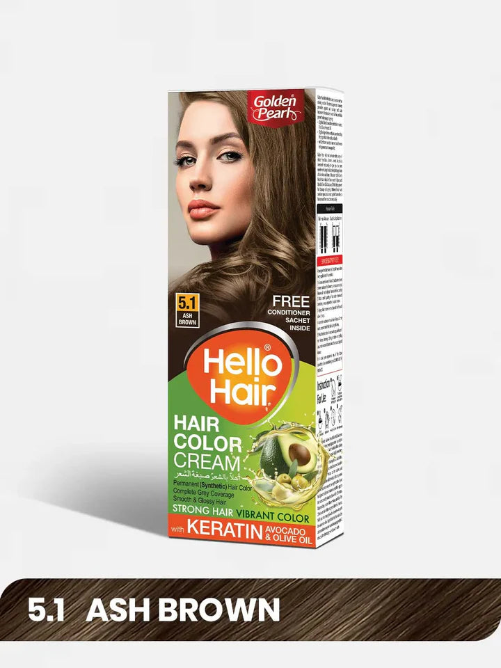 Golden Pearl Hello Hair - Hair Color Cream