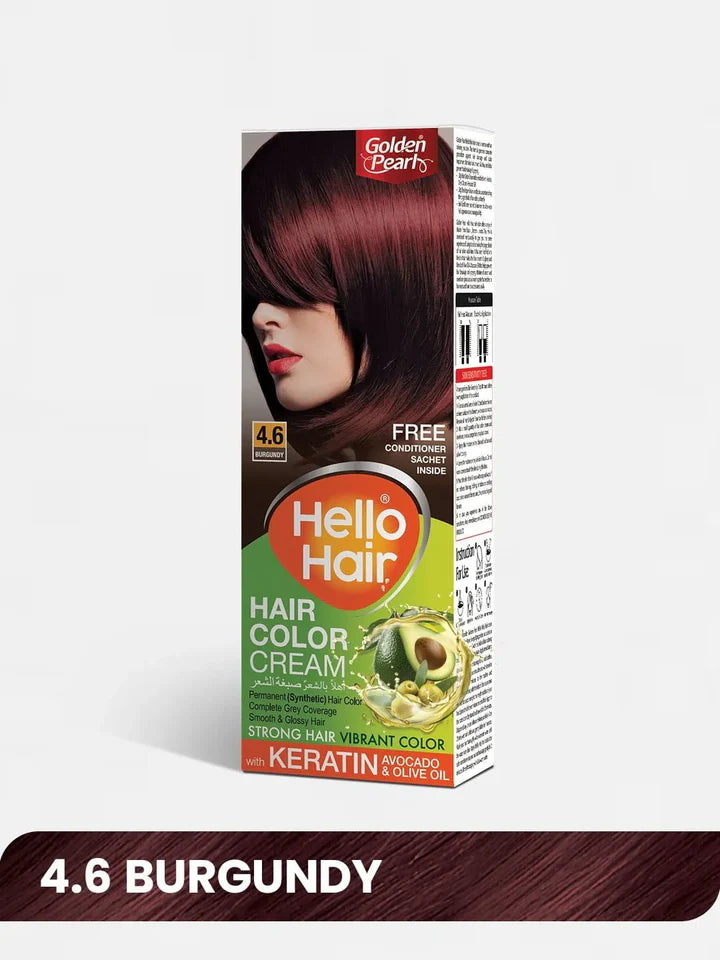 Golden Pearl Hello Hair - Hair Color Cream