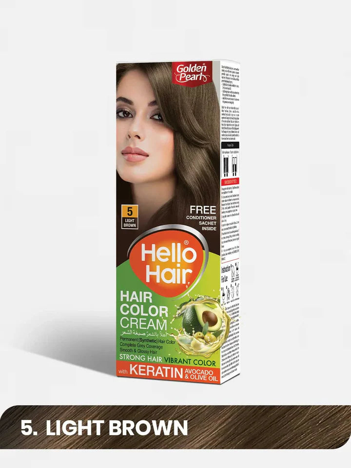 Golden Pearl Hello Hair - Hair Color Cream