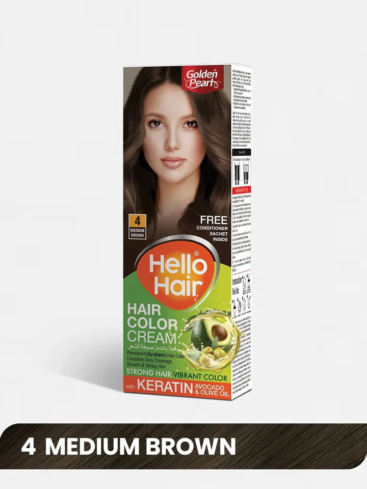 Golden Pearl Hello Hair - Hair Color Cream