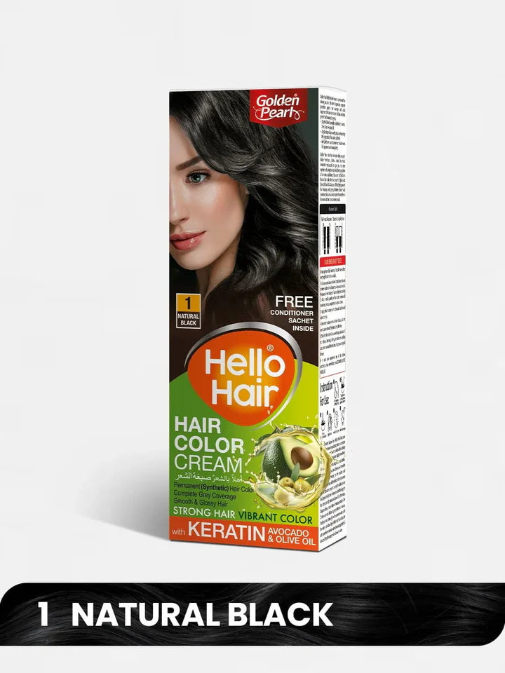 Golden Pearl Hello Hair - Hair Color Cream