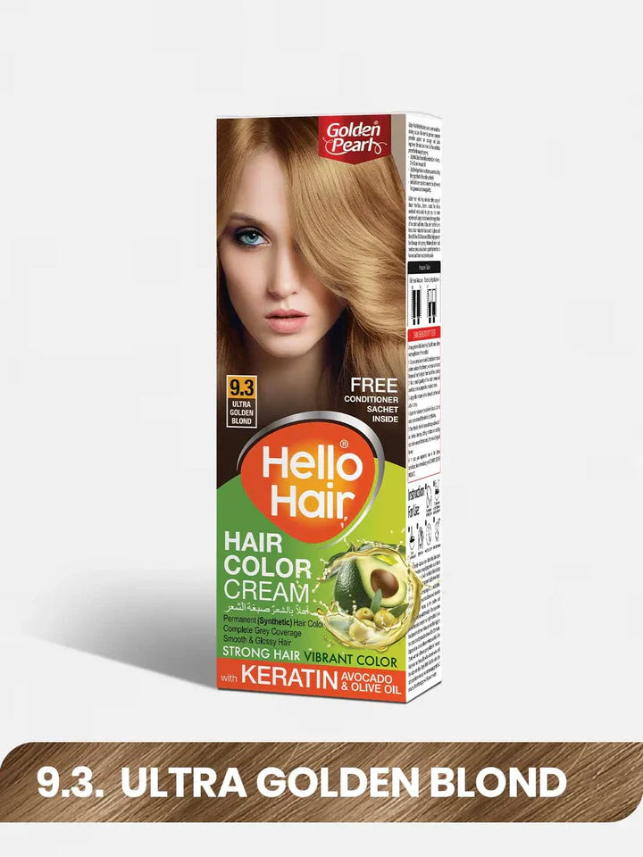 Golden Pearl Hello Hair - Hair Color Cream