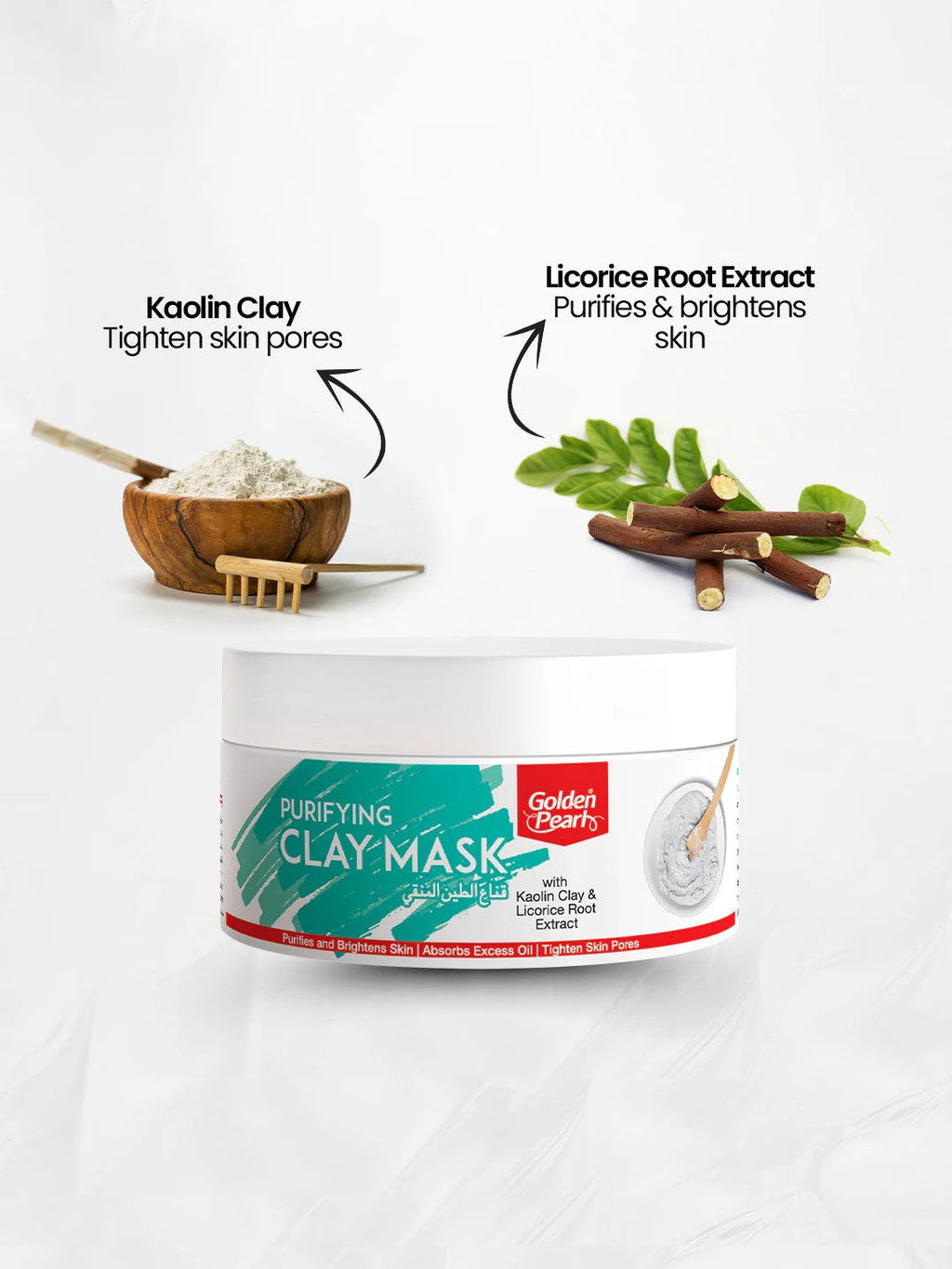 Golden Pearl Purifying Organic Clay Mask