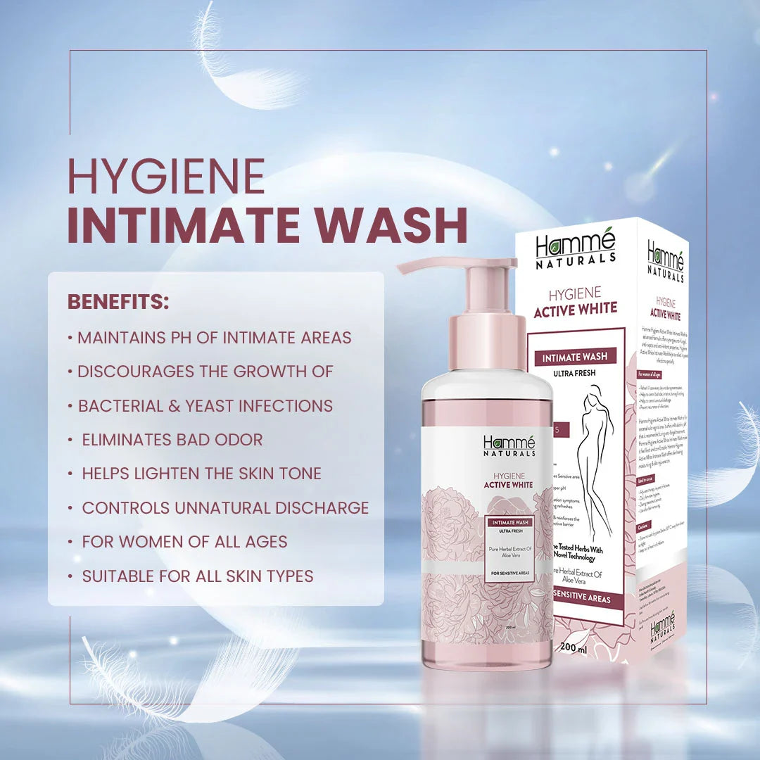Hamme Naturals Hygiene Active Intimate Wash