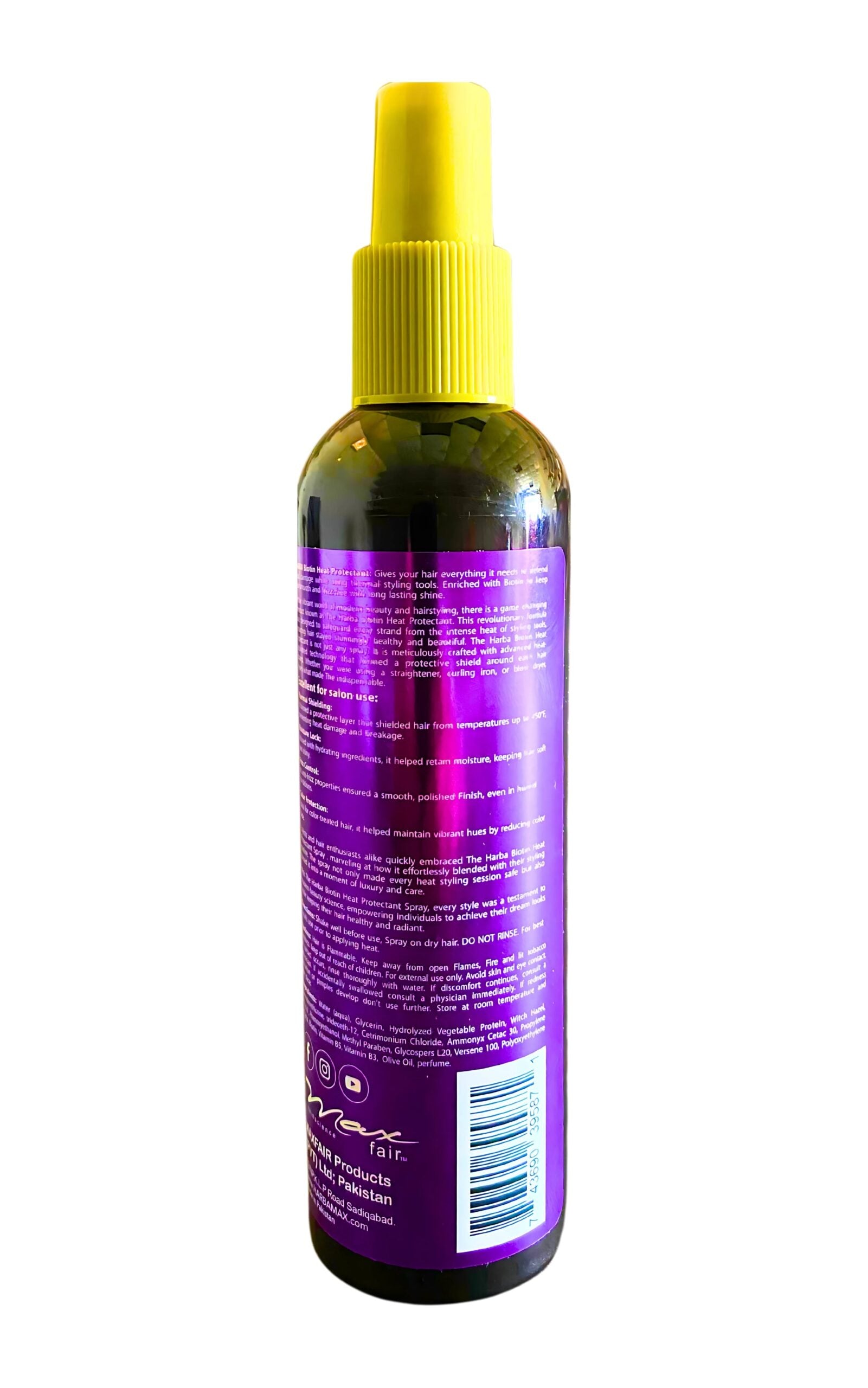 Harba Biotin Heat Protectant Styling & Leave in Conditioner