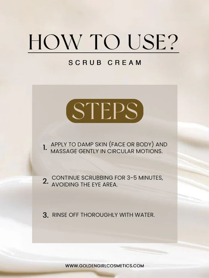 Golden Girl Cosmetics Scrub Cream