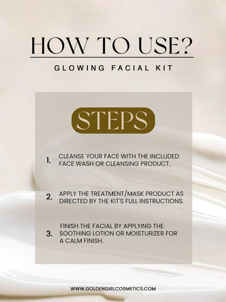 Golden Girl Whitening Facial Trial Kit 7 Items
