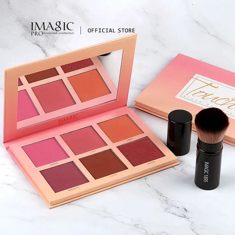 IMAGIC 6 COLOR TOUCH BLUSH PALETTE