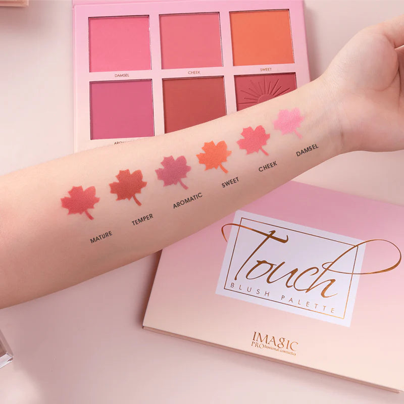 IMAGIC 6 COLOR TOUCH BLUSH PALETTE
