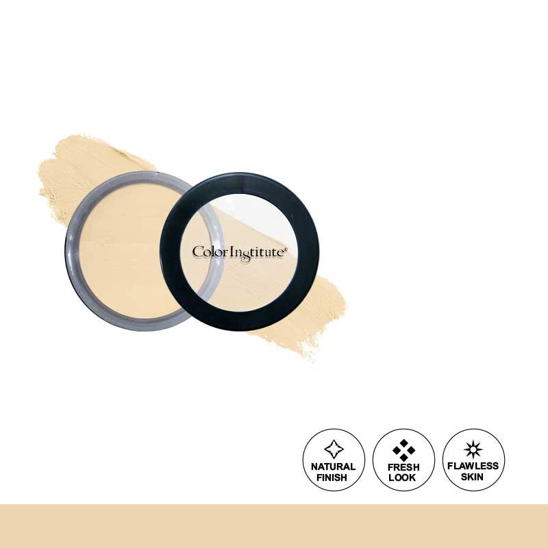 Makeup product with 'Color Institute' branding and features on a white background