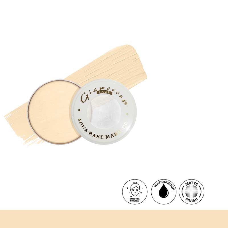 Glamglow Aqua Base Mask packaging with applicator on a white background