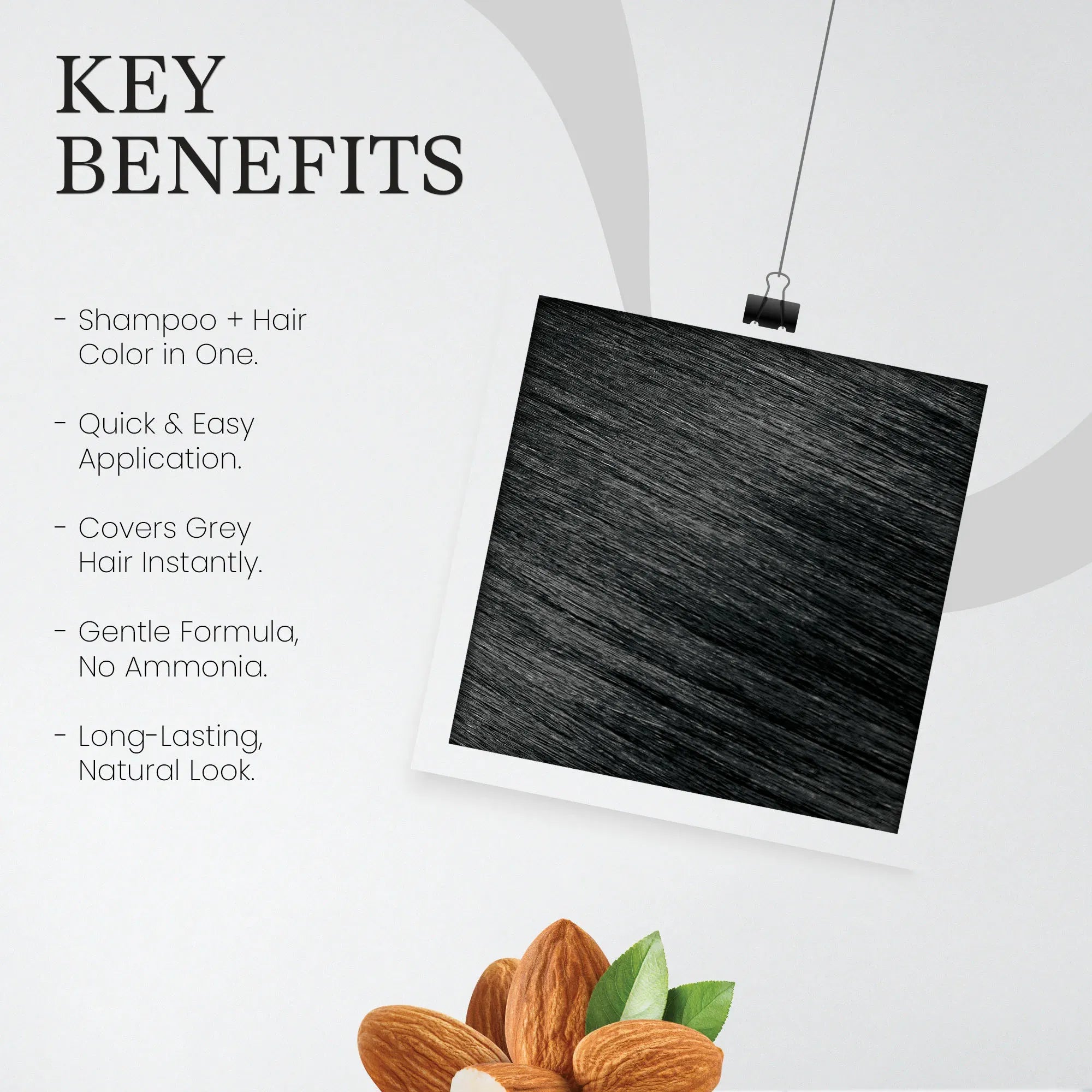KalaKola Hairwell Shampoo (Natural Black) Sachet
