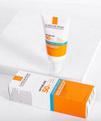 La Roche-Posay Anthelios sunscreen tube and packaging on a white background