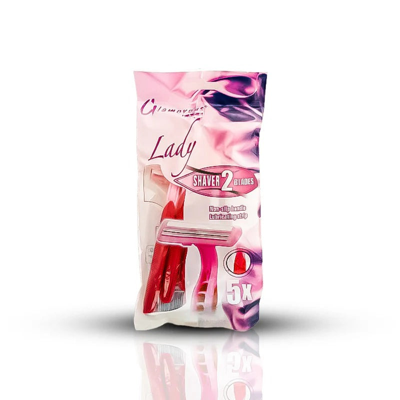 Glamorous Face 5 In 1 Razor 2 Blades For Women