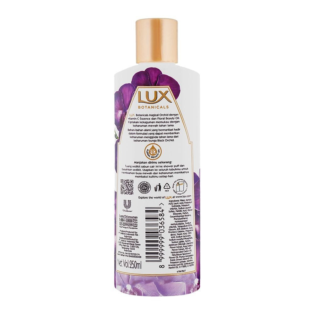 Lux Botanicals Fragrant Skin Magical Orchid Vitamin C Essence Body Wash 250ml, Imported