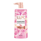 Lux Glamour Peony fragrance bodywash bottle on a white background
