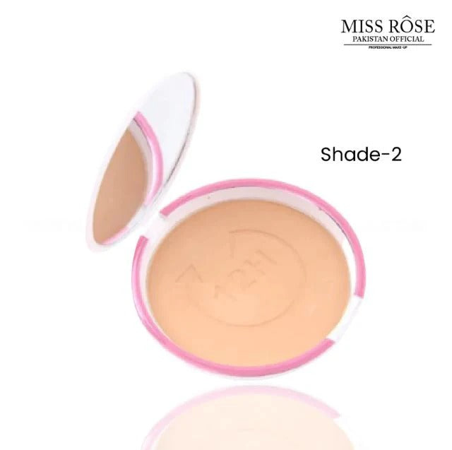 MISS ROSE 3D Contour Moisture Whiteing Two-way Pressed Powder Cake