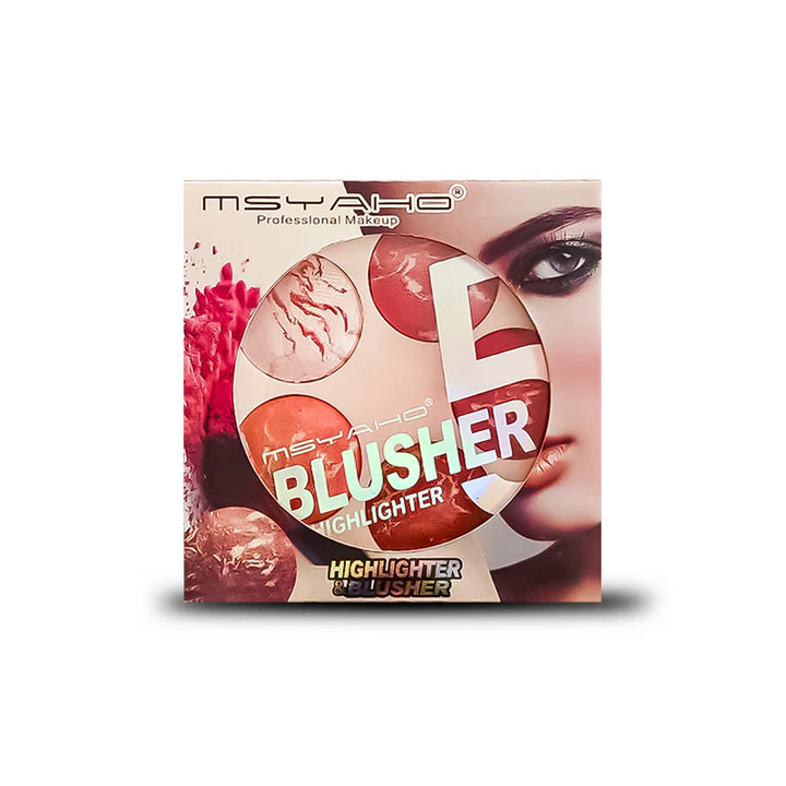 MSYAHO 5 Color Terracotta Blusher & Highlighter