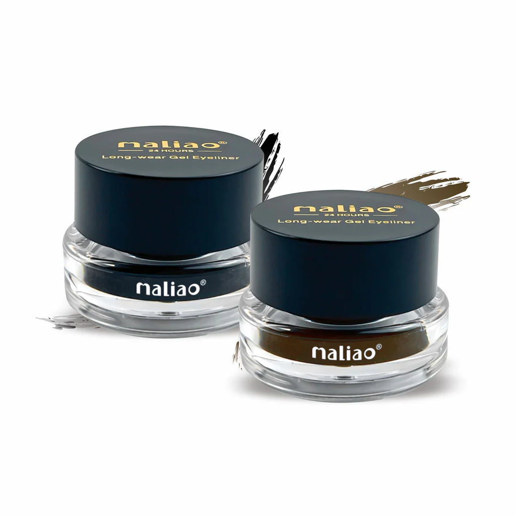 Maliao Professional Long Wear Black And Brown Gel Eyeliner